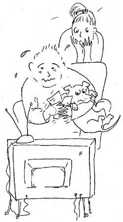 couple watching the lottery