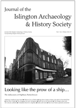 islington history                  society journal winter 2014-15 cover 201314 issue