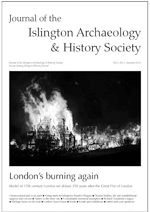 islington history society journal autumn 2016                    cover