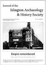 islington history society journal autumn 2017                    cover