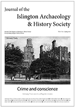 islington history                    society journal spring 2018 cover