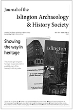 islington history                  society journal winter 2018-19 cover
